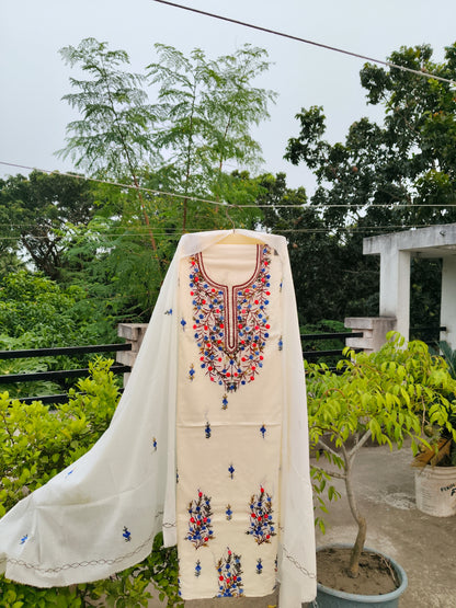Chikonwala's Exclusive Hand Embroidered Fulkari Dress