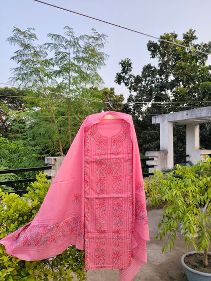 Chikonwala's Exclusive Hand Embroidered Fulkari Dress