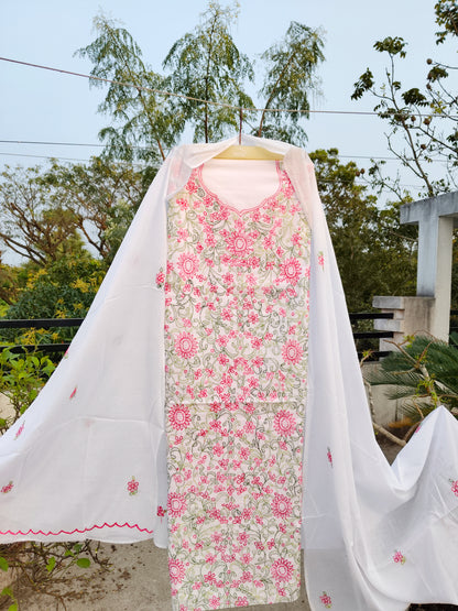 Chikonwala's Exclusive Hand Kantha Embroidered Dress
