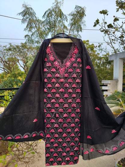 Chikonwala's Exclusive Hand Embroidered Bedding Mouchak Material