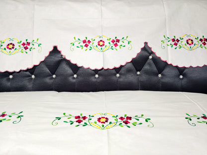 Hand Embroidered Sofa Cover (3+1+1 Seater)