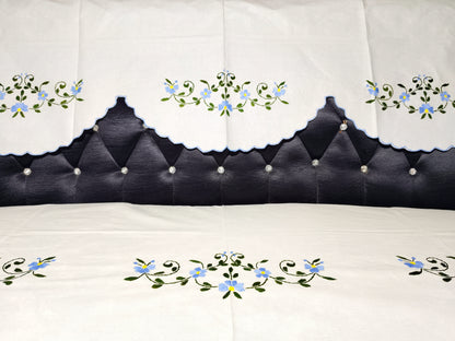 Hand Embroidered Sofa Cover (3+1+1 Seater)