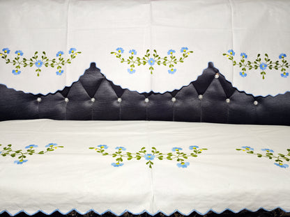 Hand Embroidered Sofa Cover (3+1+1 Seater)