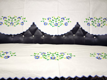 Hand Embroidered Sofa Cover (3+1+1 Seater)