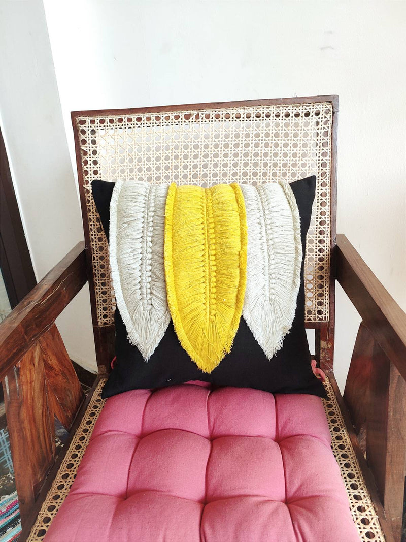 Chikonwala's Handmade Feather Cushion Covers(Set of 2 || 40x40 cm)