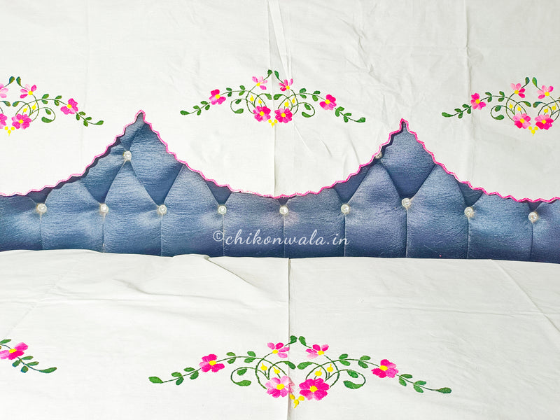 Hand Embroidered Sofa Cover (3+1+1 Seater)
