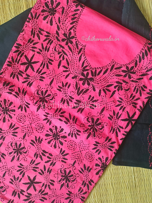 Chikonwala's Exclusive Hand Embroidered Fulkari Dress