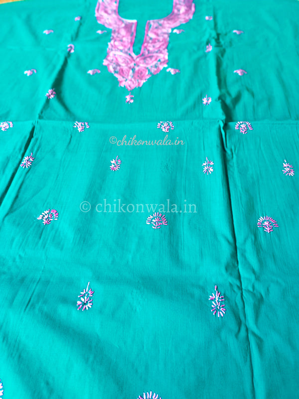 Chikonwala's Exclusive Hand Embroidered Fulkari Dress