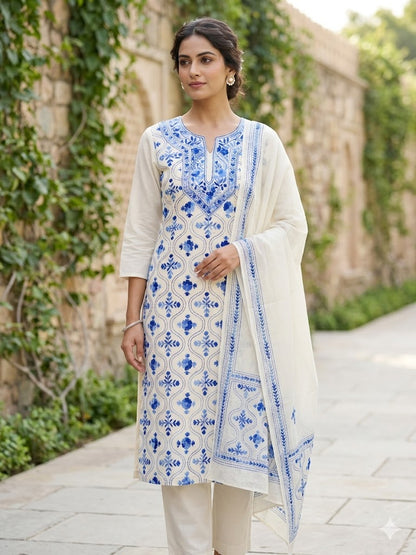 Chikonwala's Exclusive Hand Embroidered Fulkari Dress