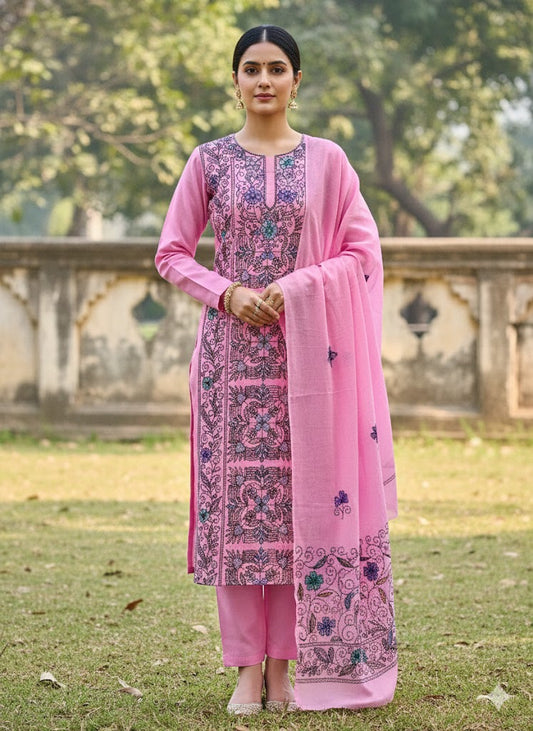 Chikonwala's Exclusive Hand Embroidered Fulkari Dress