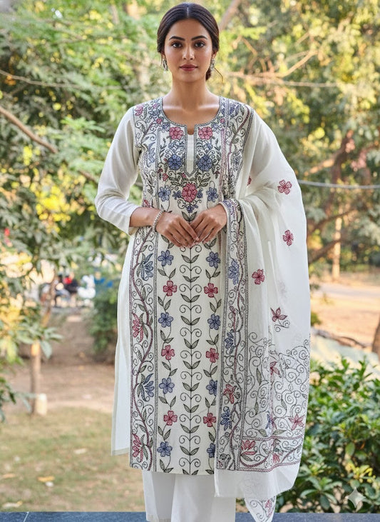 Chikonwala's Exclusive Hand Embroidered Fulkari Dress
