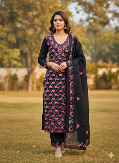 Chikonwala's Exclusive Hand Embroidered Bedding Mouchak Material